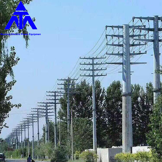 132KV 138KV 230KV Monopole Tower Kendinden Kutuplu İletim Kulesi