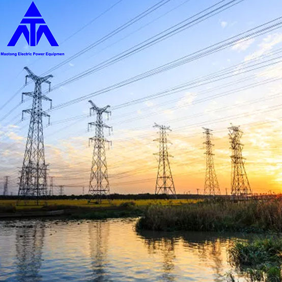 35KV 66KV Elektrik Gücü Düşme Durdurma Açısı Çelik Kule