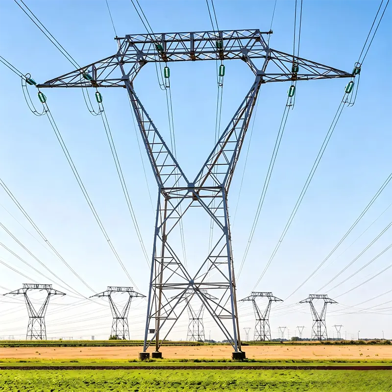 400kV Yüksek Gerilim İsale Hattı Kulesi