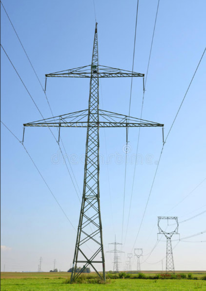 High Voltage Transmission Tower