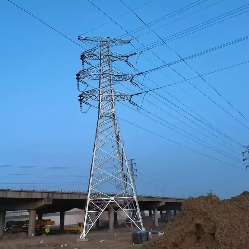 Hava Koşullarına Dayanıklı Galvanizli Açılı Çelik Kule